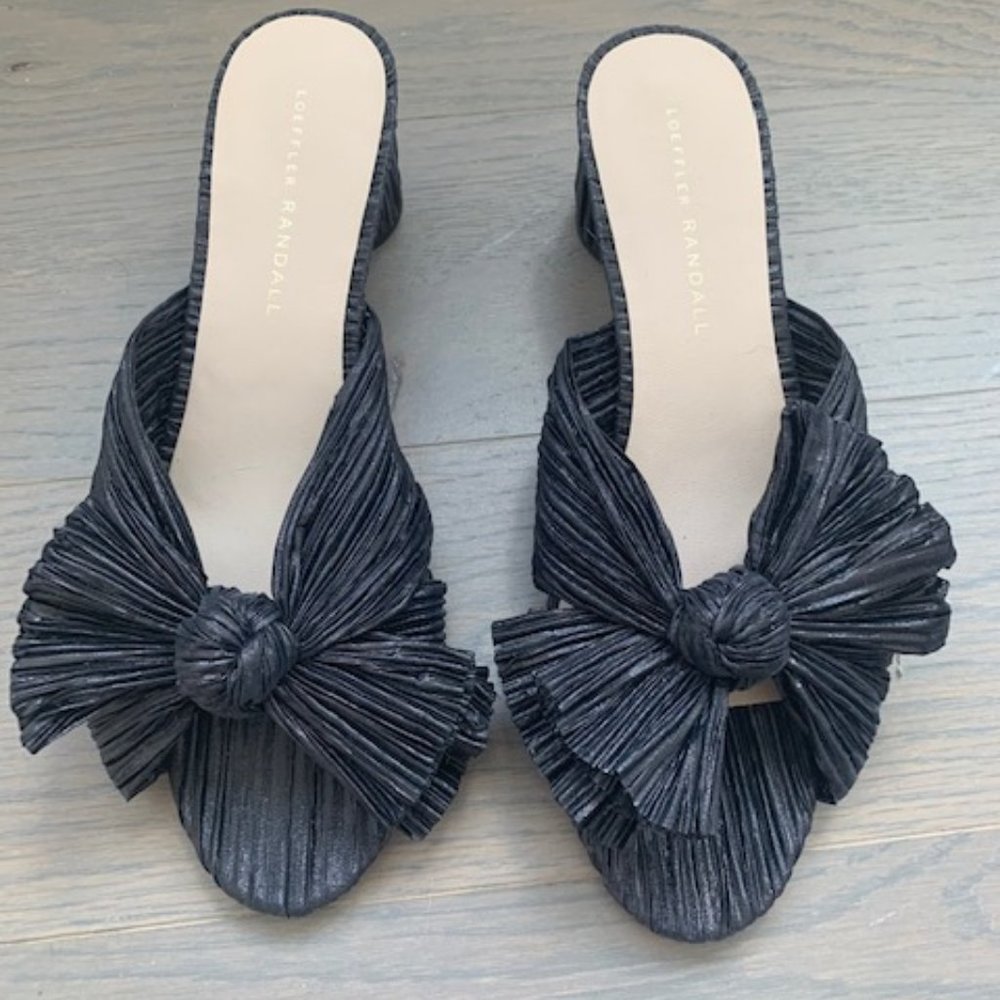 Loeffler Randall Emilia Knot Slide Sandal Size 38